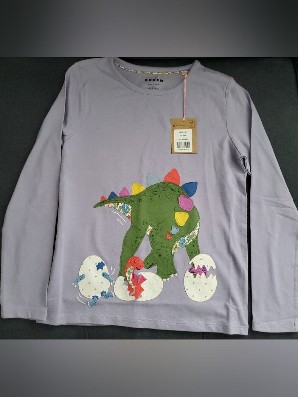 Mini Boden Appliwue Top 9-10 new